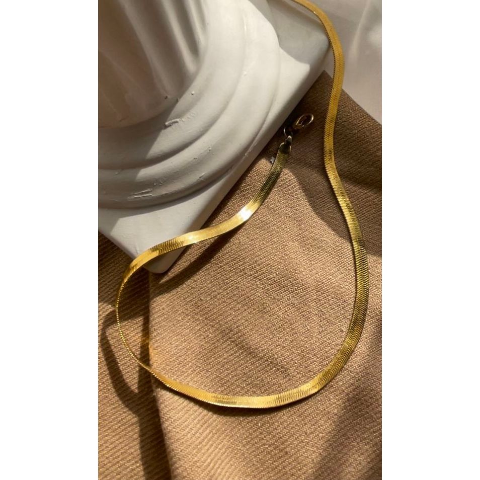 Snake Chain for Men – Stylish Gold Chain Necklace | Bold & Modern Men's Jewelry by Vow Bliss