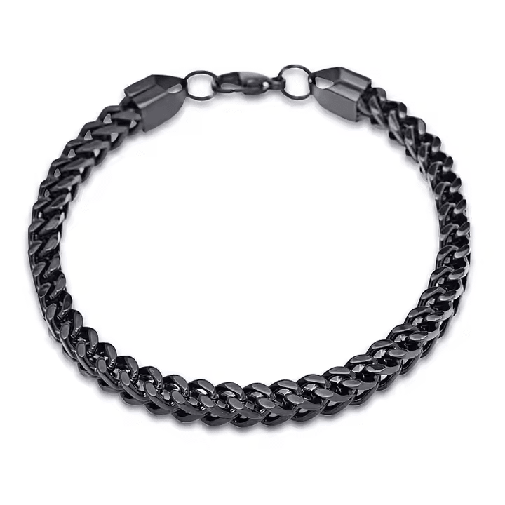 18K Gold Plated Stainless Steel Cuban Chain Bracelet for Men | Vow Bliss