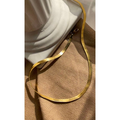 Snake Chain for Men – Stylish Gold Chain Necklace | Bold & Modern Men's Jewelry by Vow Bliss