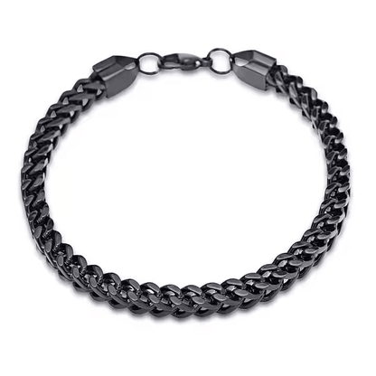 18K Gold Plated Stainless Steel Cuban Chain Bracelet for Men | Vow Bliss